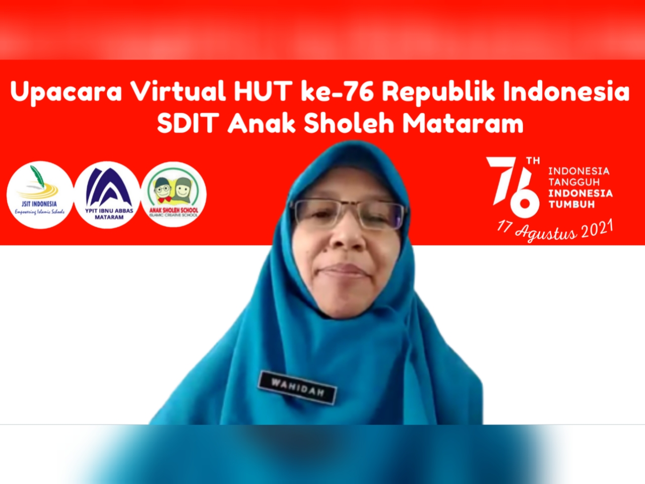 Upacara Virtual 17 Agustus 2021