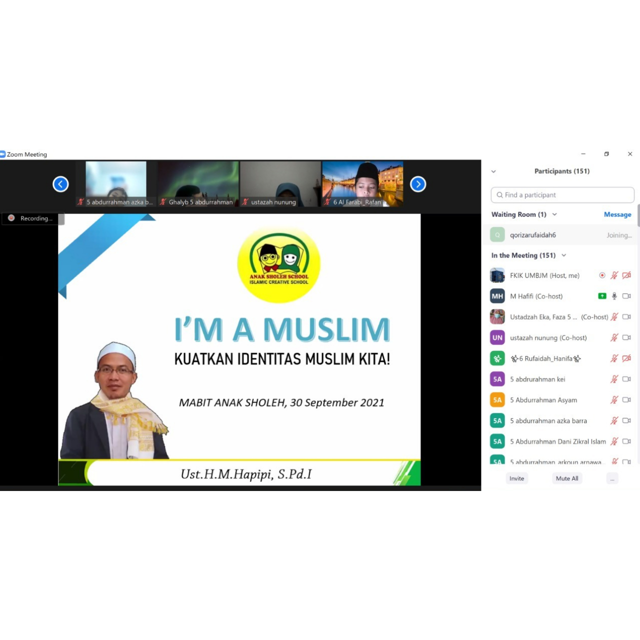 Mabit Virtual Siswa Kelas 5 dan 6
