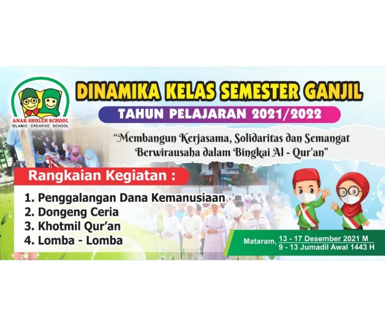 Dinamika kelas semester 1 dan penggalangan dana sumur bor 